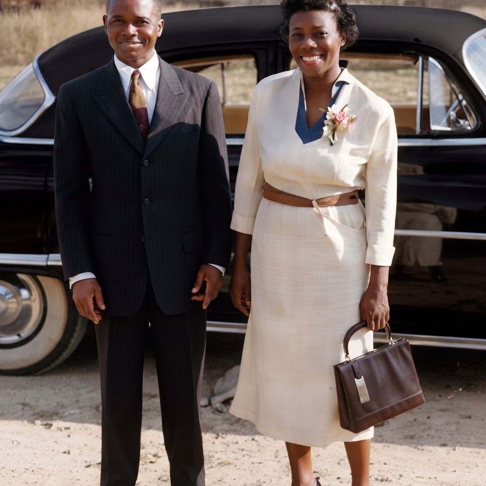 Elijah and Bertha Kornegay — great-grandparents of Clinton Steward, Hazlehurst, Georgia